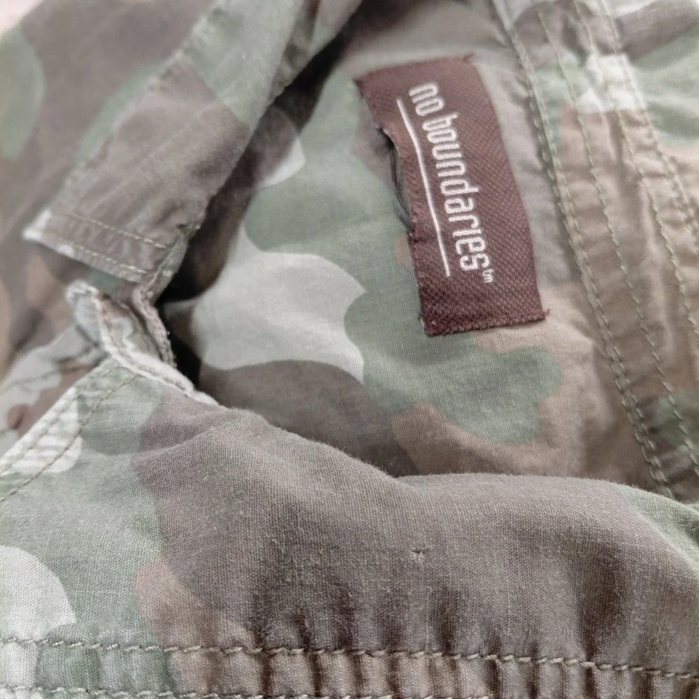 No Boundaries Camouflage Camo Men's XL‎ Button Up Shirt Long Sleeve Streetwear